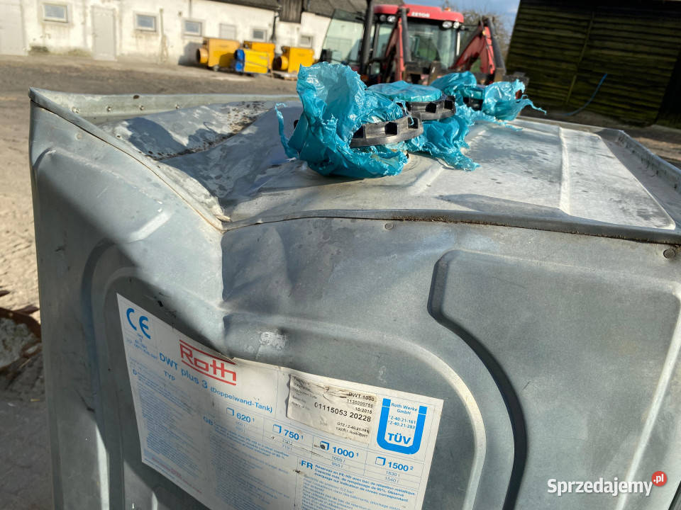 Zbiornik na olej opałowy dwupłaszczowy ROTH DWT Ruda sprzedam