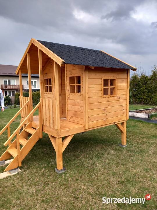 Domek drewniany plac zabaw Architektura ogrodowa podkarpackie Straszęcin