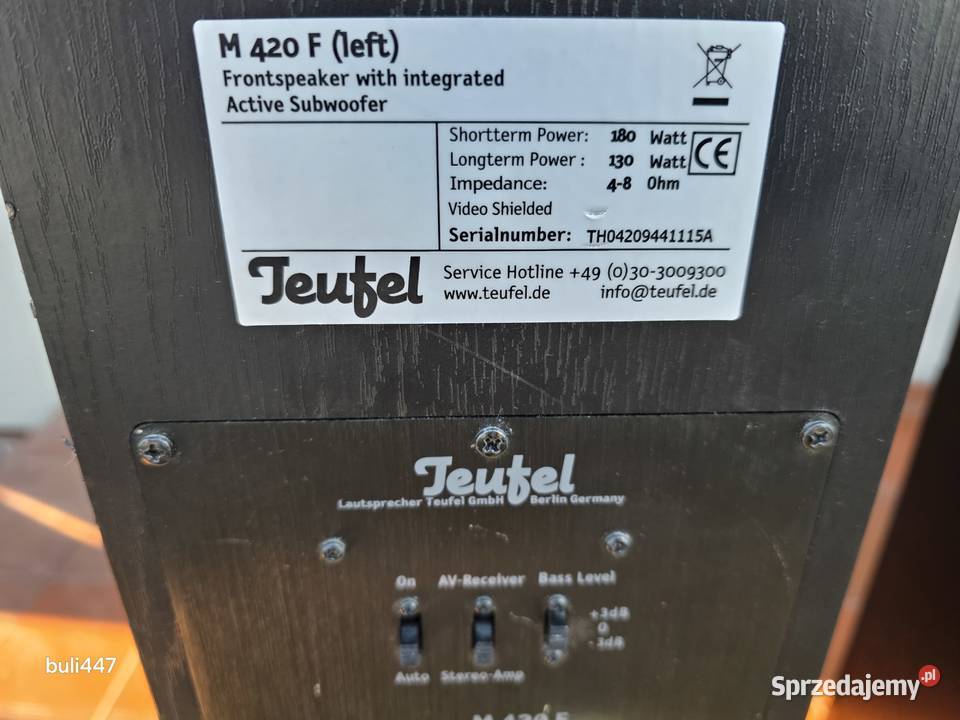 kolumny teufel m420 hybrid activ sub Chełm Śląski