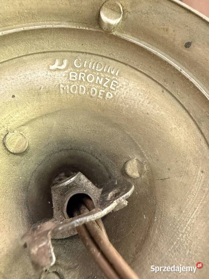 Włoski Żyrandol z brązu 53 GHIDINI BRONZE lata Warszawa