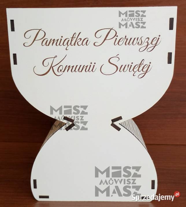 Drewniana Pamiątka Pierwszej Komunii Świętej Kielce