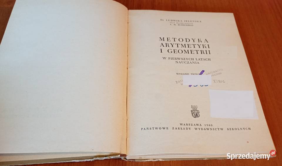 Metodyka arytmetyki i geometrii w pierwszych Gdańsk