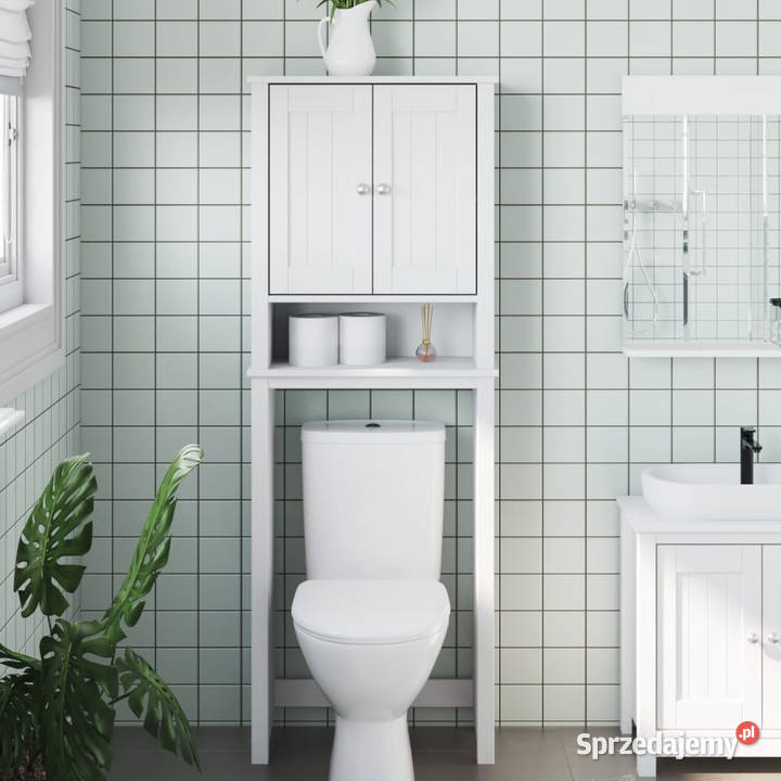 Szafka WC BERG biała 60x27x1645 drewniana Pozostałe sprzedam
