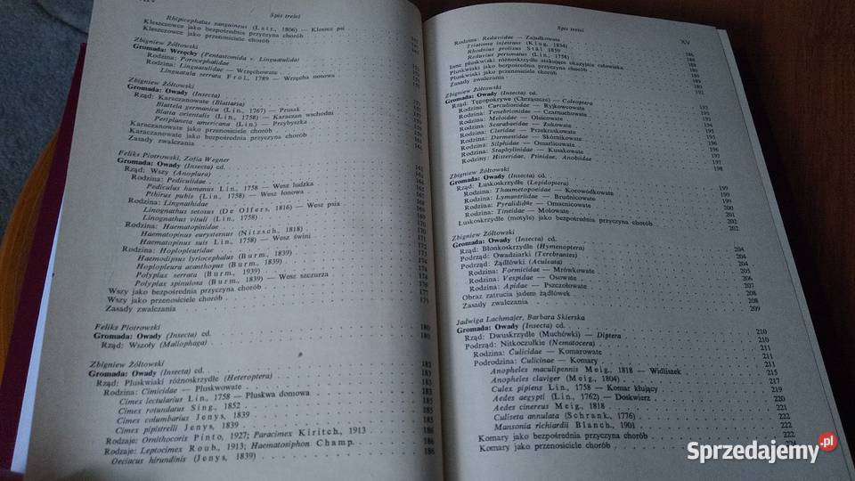 Arachnoentomologia lekarska red Zbigniew twarda pomorskie Gdańsk