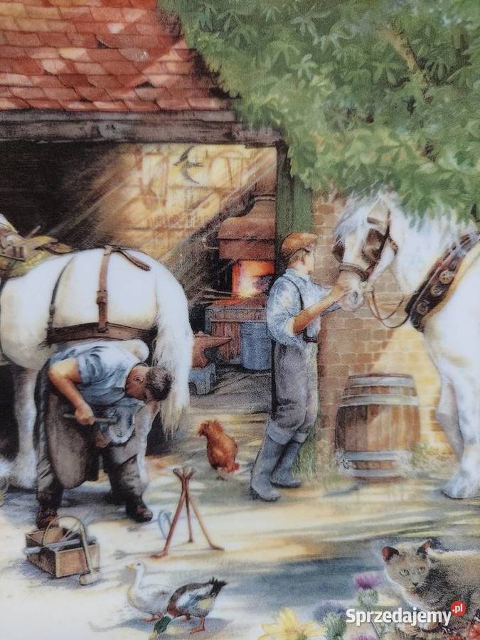 Kolekcjonerski talerz Royal Doulton z koniem Chełm sprzedam