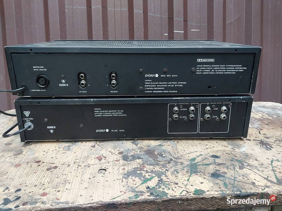 Diora Magnetofon MDS 442 Korektor FS 042 lubelskie Wąwolnica