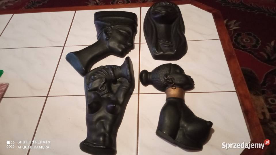 4 figurki gipsowe do zawieszenia na ścianie Wrocław