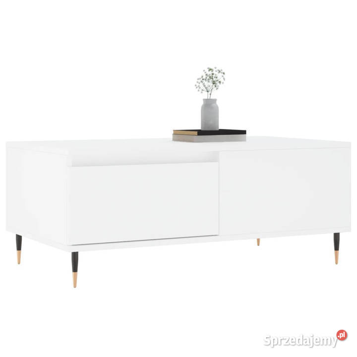 Stolik kawowy biały 90x50x365 materiał mazowieckie sprzedam