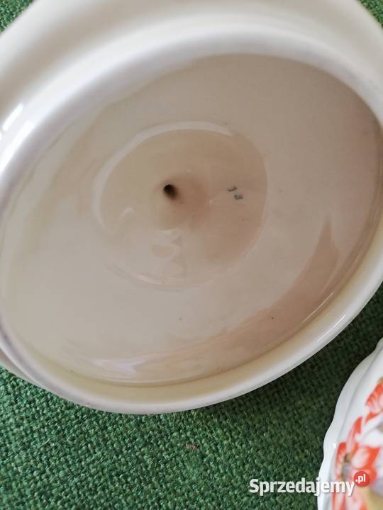 Bomboniera porcelana sygnowana Reinchenbach Gorlice