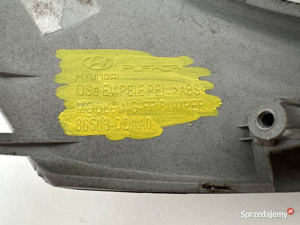 LISTWA POD LAMPĘ LEWA LEWY PRZÓD HYUNDAI KONA wielkopolskie Międzychód sprzedam