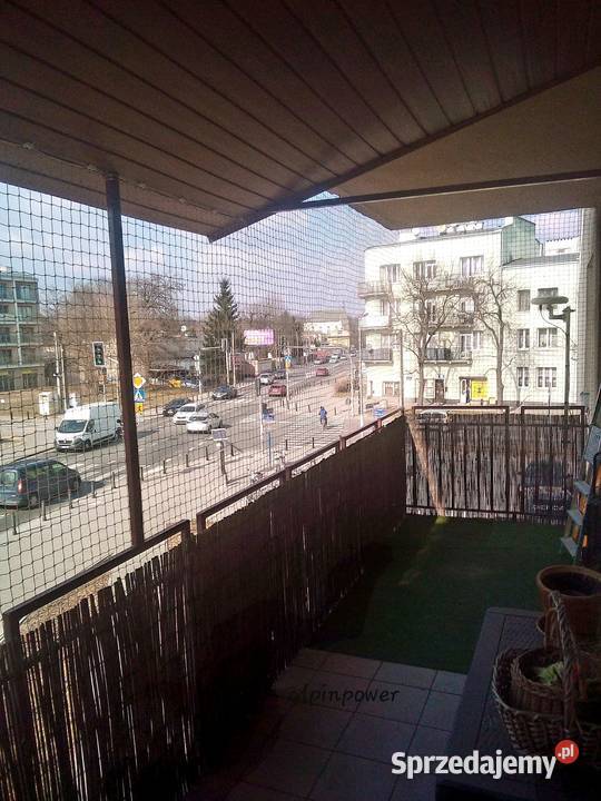 Siatka ochronna na balkon przezroczysta mazowieckie Warszawa