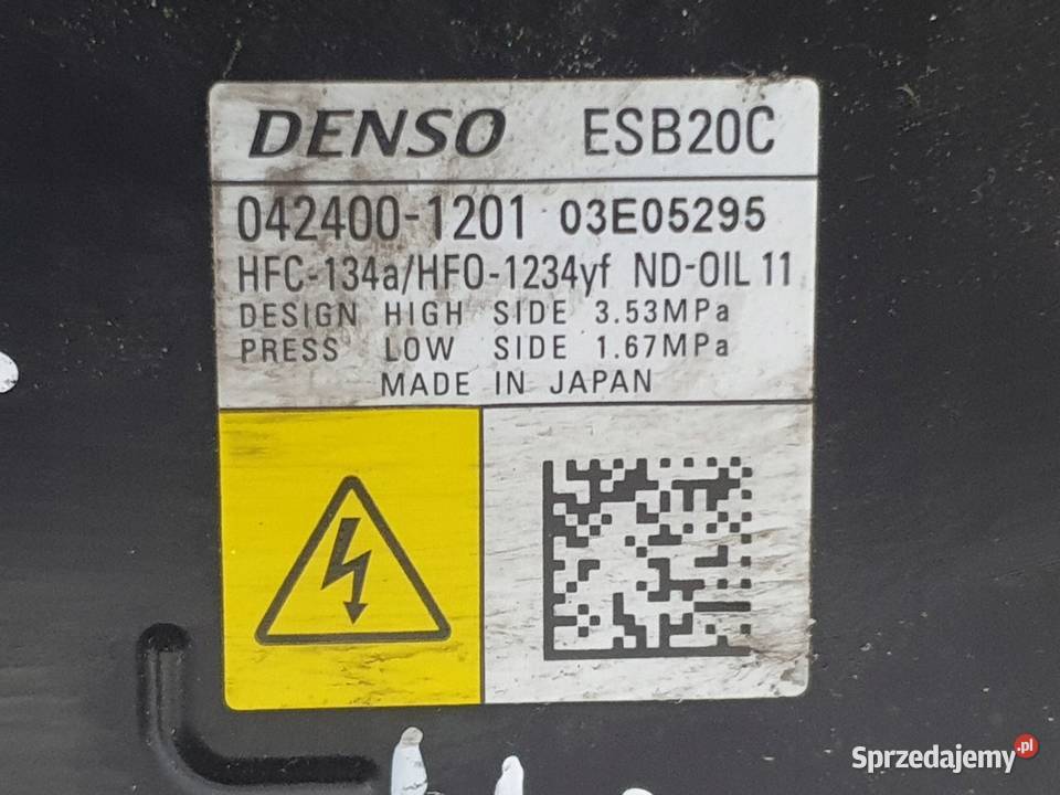 SPRĘŻARKA KLIMATYZACJI Toyota Corolla E21 Chełm