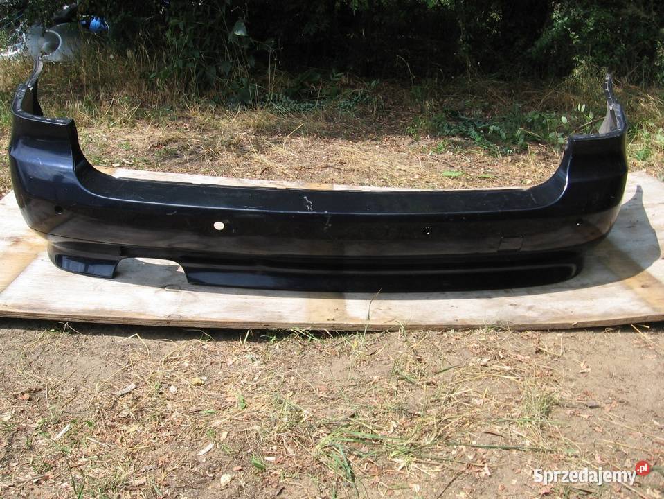 ZDERZAK TYŁ TYLNY BMW E61 E60 CZARNY Zbierkowo