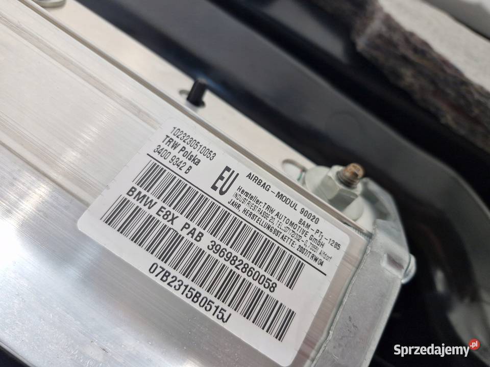 BMW E81 E87 DESKA KONSOLA ORYGINAŁ AIRBAG PASY osobowe