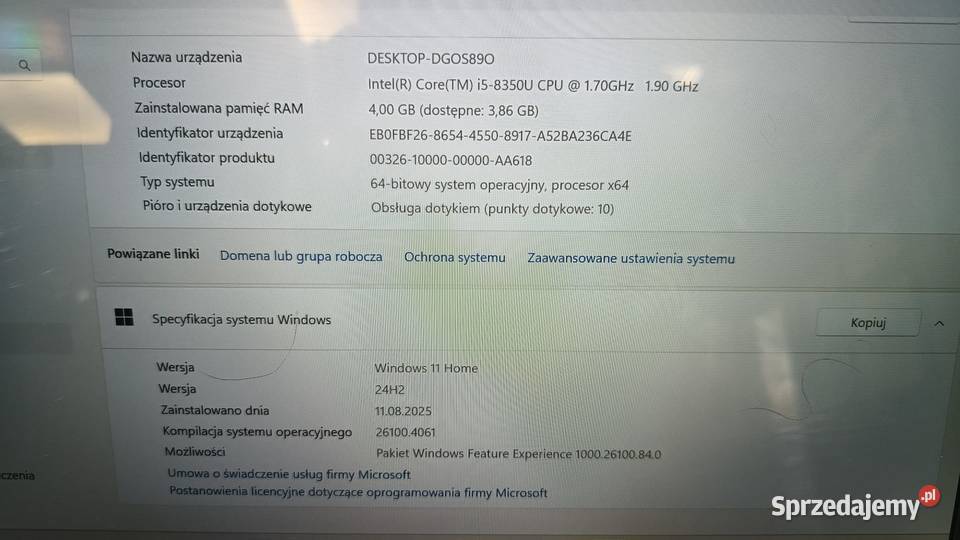 Laptop Dell Latitude 5490 Katowice sprzedam