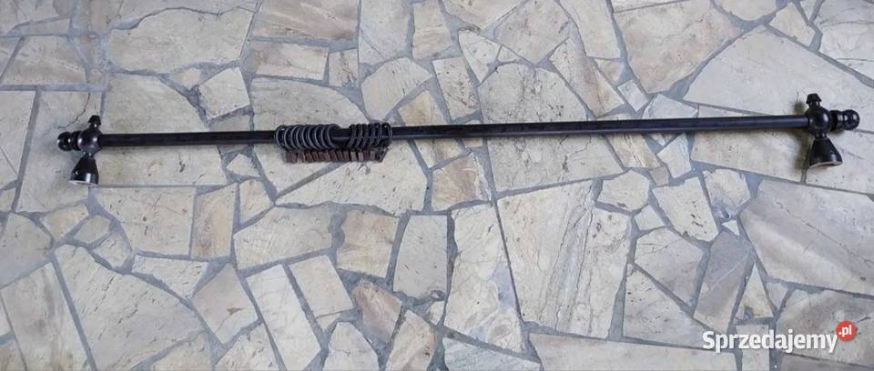 Karnisz pojedynczy 160 160 i 120 z kółkami i Lewin Brzeski sprzedam