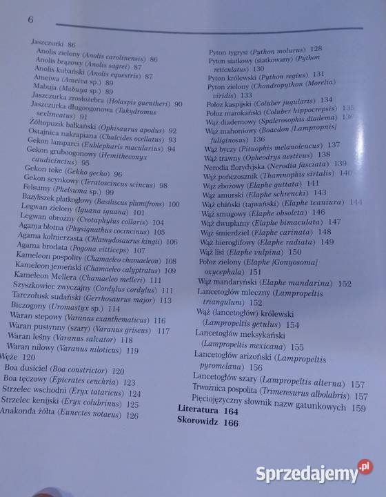 Amatorska Hodowla Gadów ilustrowana encyklopedia Warszawa