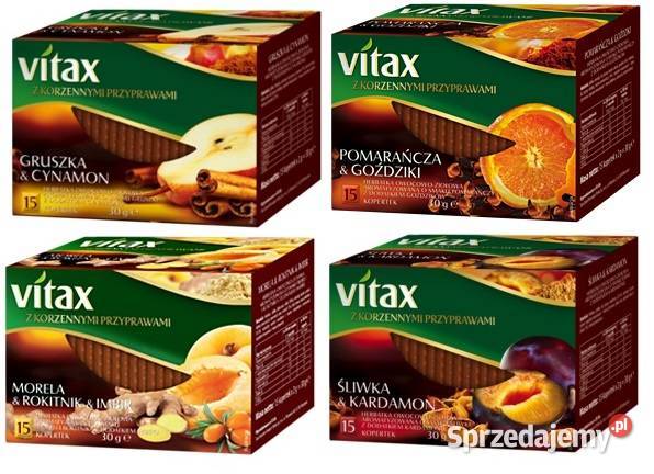 Vitax herbata owocowa zimowa 15 t morela śliwka Stare Miasto