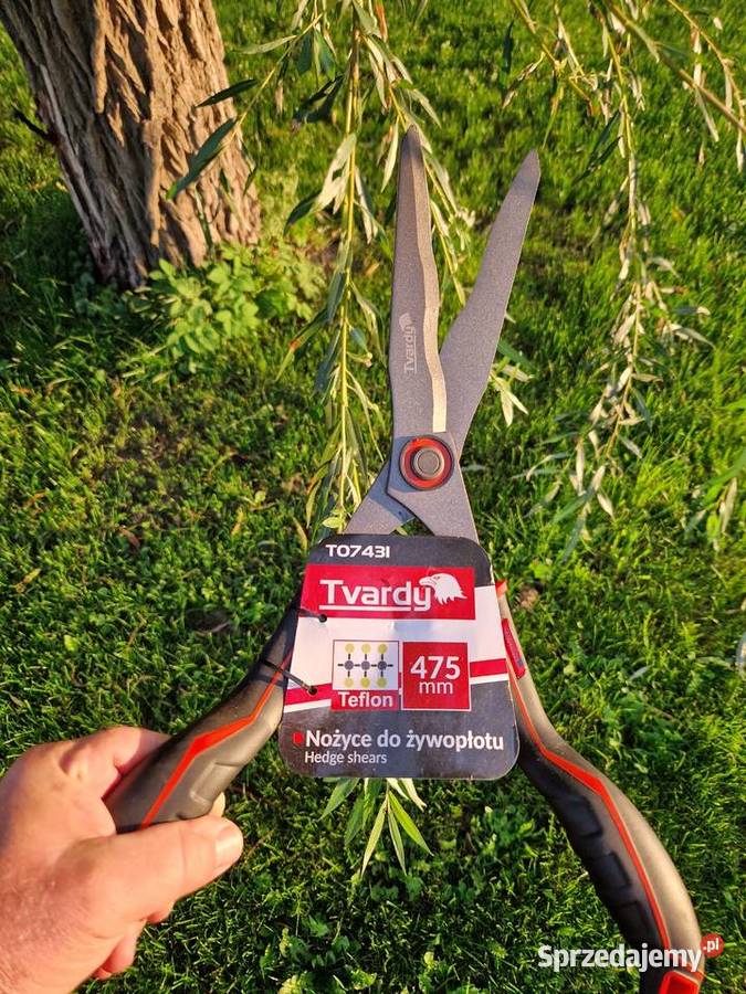 Nożyce do żywopłotu faliste 475mm PTFE Tvardy Głogowa