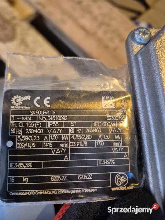 Silnik NORD SK90LP4 TF 15 kW NOWY Rybnik sprzedam