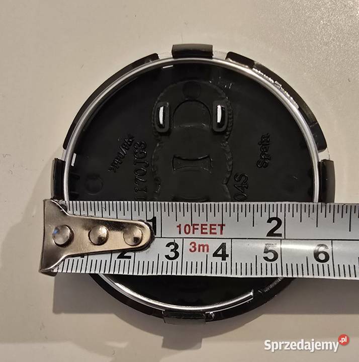 Dekielki do Felg Audi 61mm Wysoka Jakość Czarne Błaszki