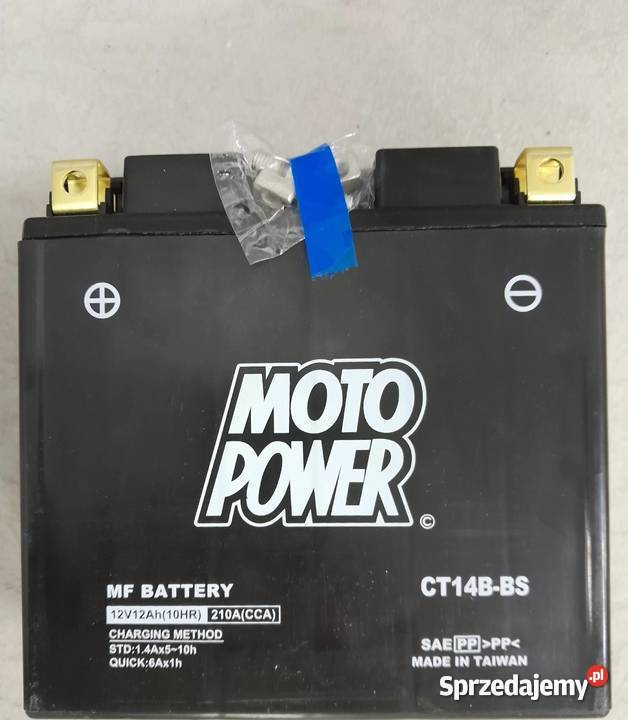 Akumulator motocyklowy MotoPower CT14BBS 12V