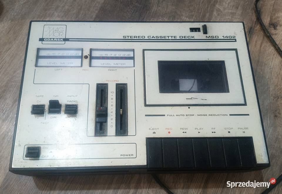 Magnetofon kasetowy MAGMOR Gdańsk MSD 1402 Audio Włocławek sprzedam