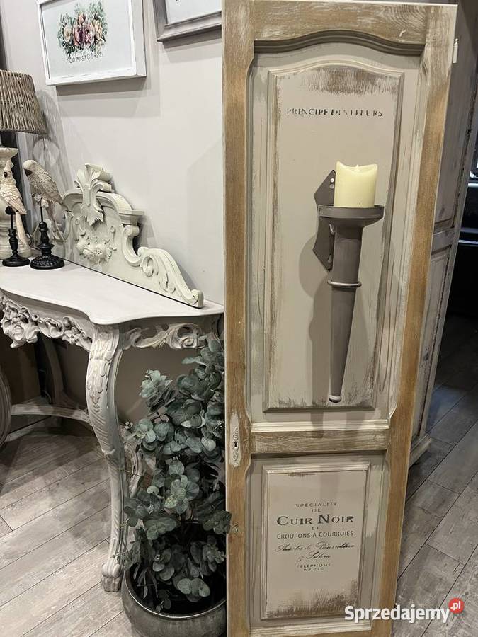 Panel dekoracja prowansalska stare drzwi Żary