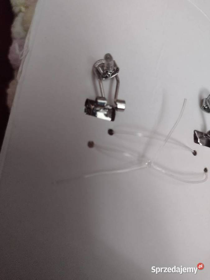 ZARA Bogato zdobione cyrkoniami kolczyki Kraków