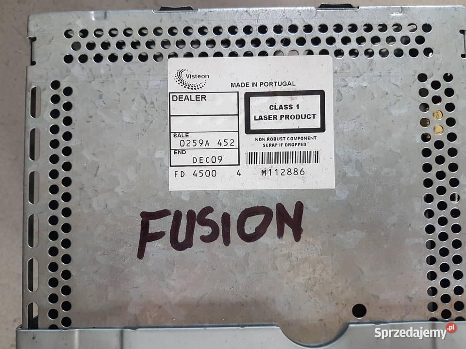 FORD FUSION RADIO CD 4500 VISTEON 4S6118C815AB wielkopolskie Turek