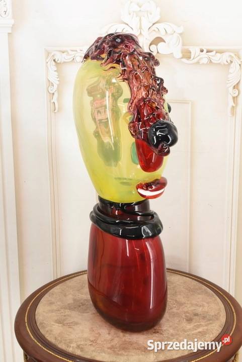 Szkło Murano Style GLASS Dama Abstrakcja Twarz Kraków