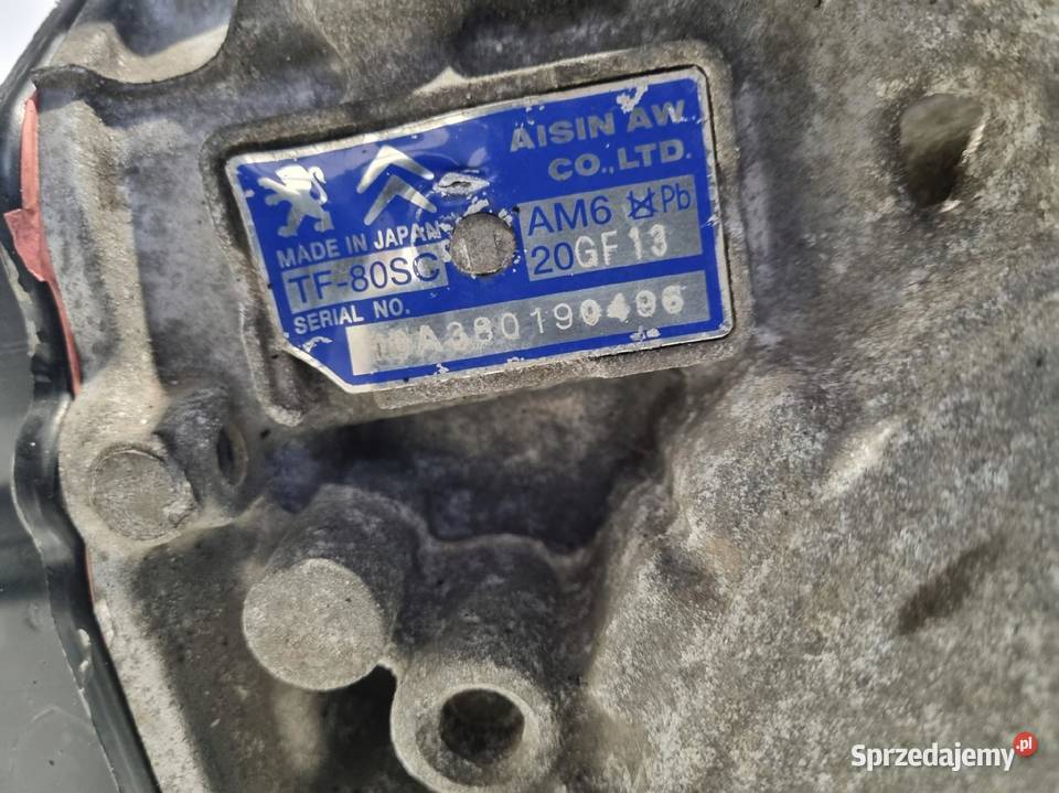 SKRZYNIA BIEGÓW 20GF13 Citroen C5 III X7 20 HDI sprzedam