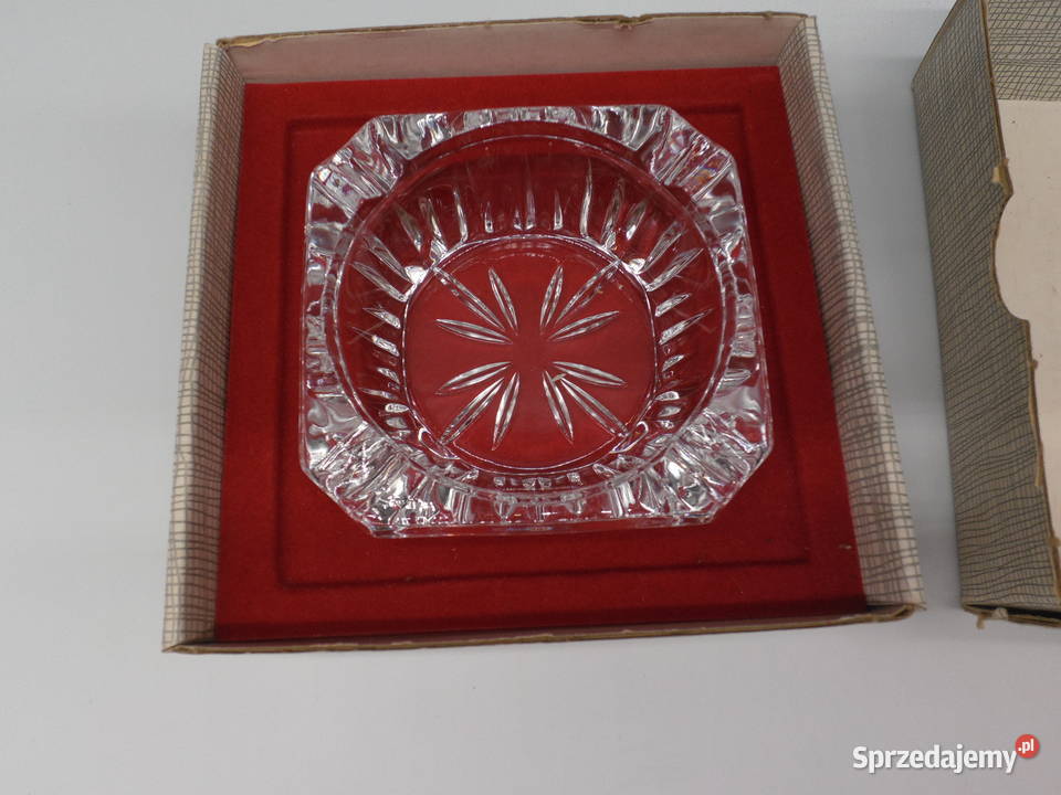 Popielniczka Kryształowa Cristal dArques Francja Raszków