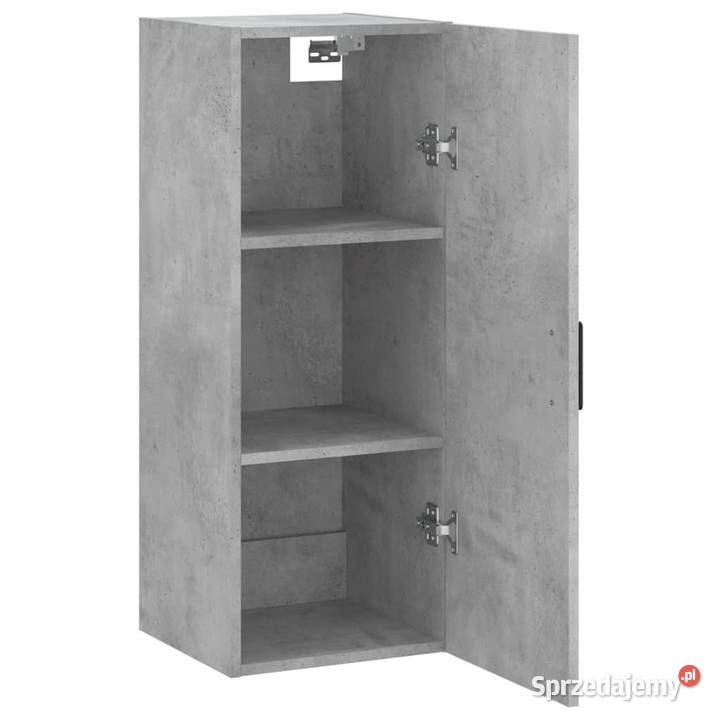Szafka wisząca szarość betonu 345x34x90 WM828864 Warszawa
