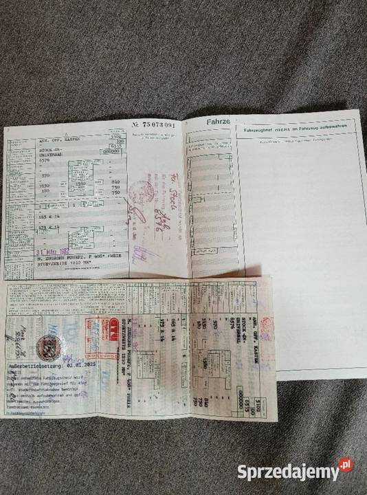 Przyczepka 750 z Niemiec Gierałtów