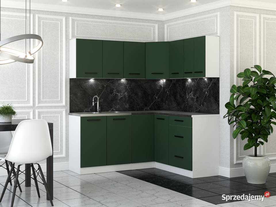 Meble Kuchenne Narożne Zestaw Mebli Kuchennych 145cm warmińsko-mazurskie Elbląg