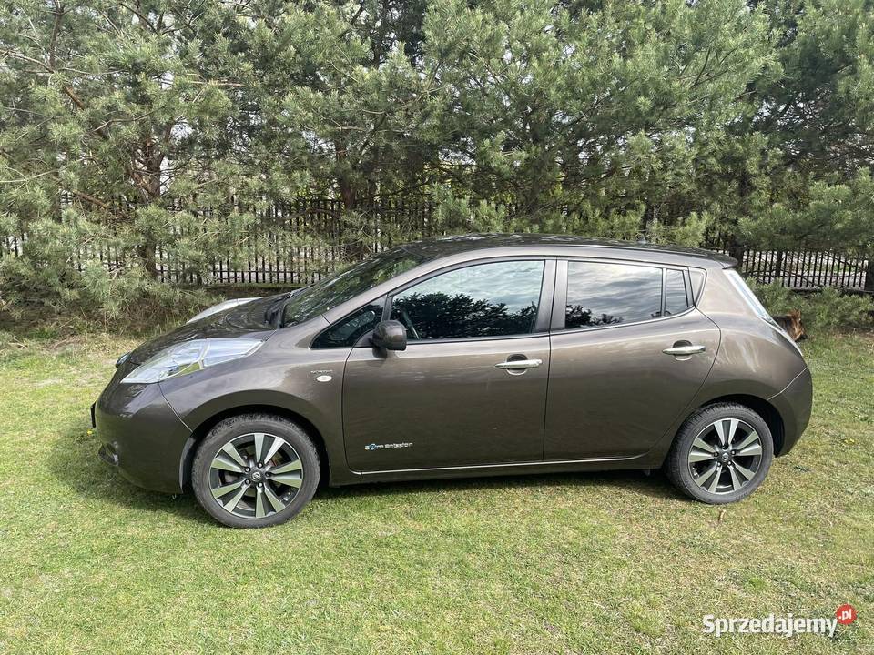 NISSAN LEAF 2016 30 kWh WERSJA NORDIC TEKNA mazowieckie Warszawa