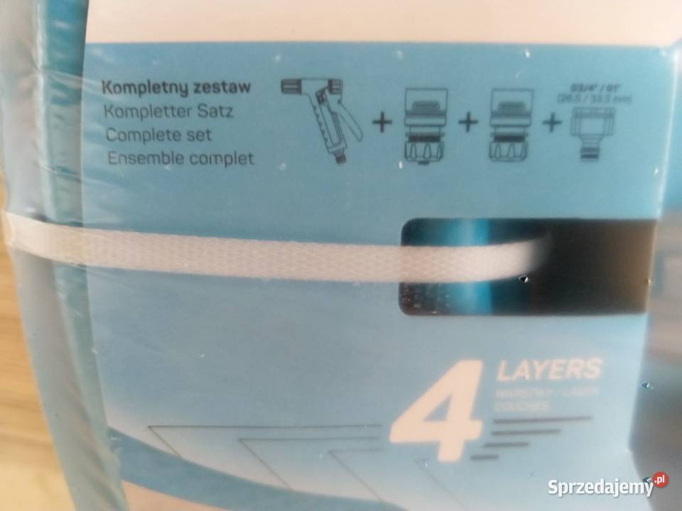 NAJTANIEJ Wąż Ogrodowy 4warstwowy 20m 12 27bar Zabrze