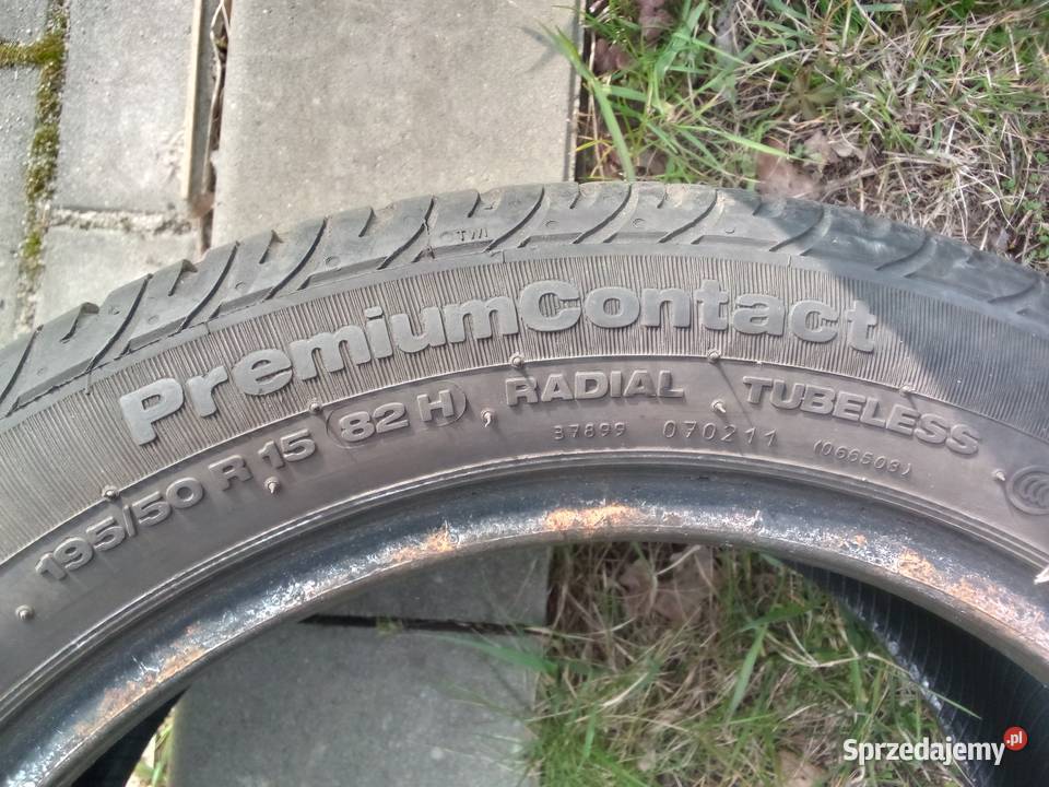 4 opon letnie Continental 19550R15 prawie 7 mm Continental Samochodowe