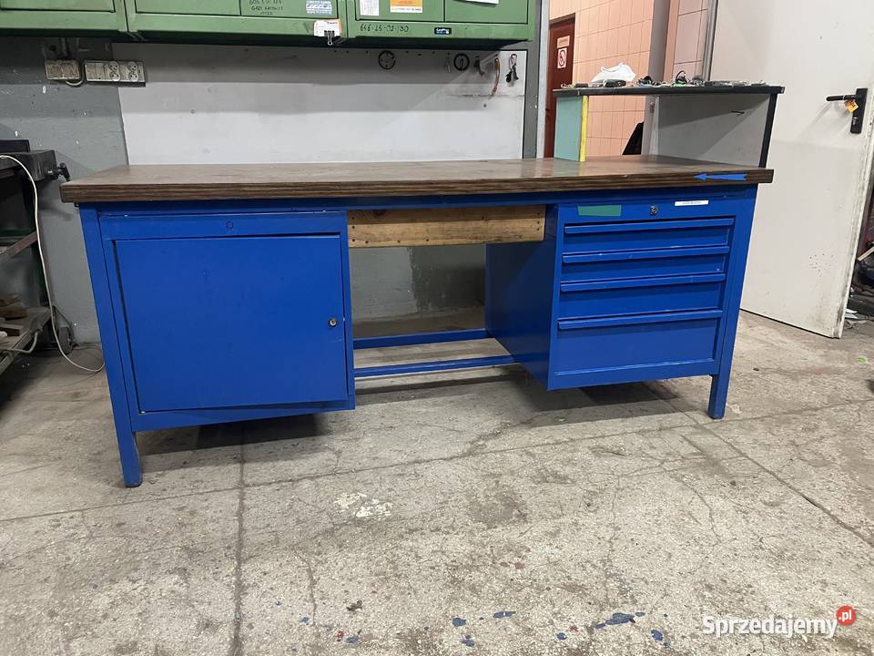 Stół warsztatowy metalowy 200x70x85