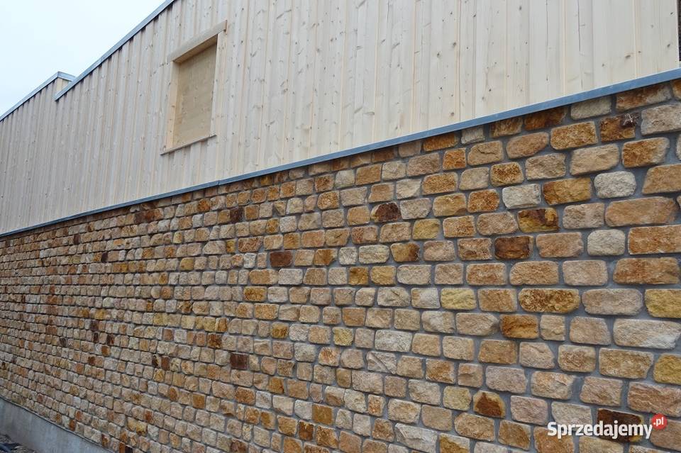Kamień cegła bloczek na murki ogrodzenia ściany Wielgomłyny