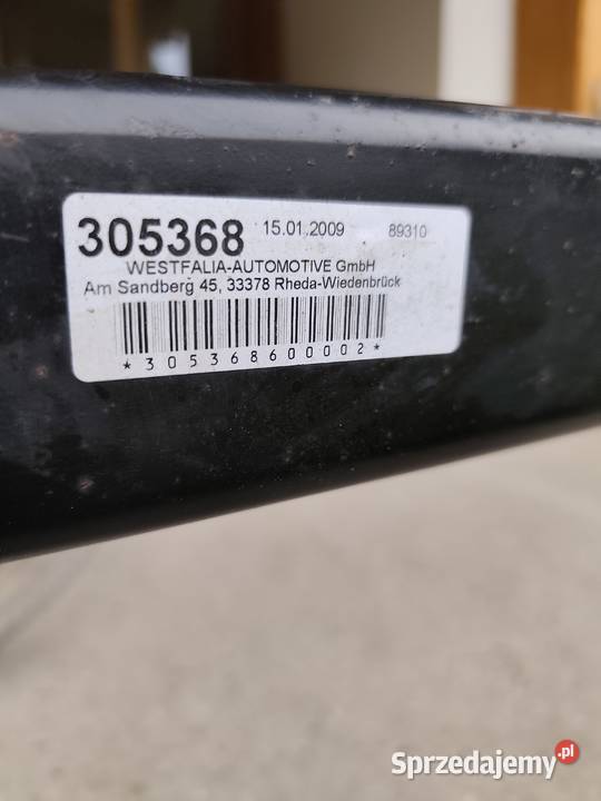 Hak holowniczy Westfalia do Audi a4 b8 a5 belka Żywiec