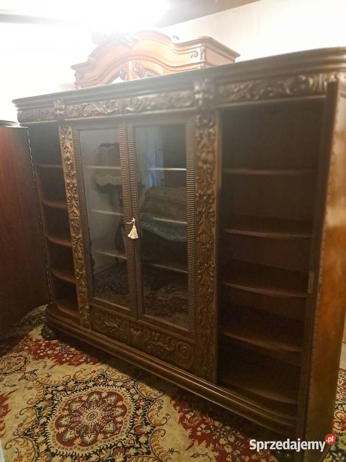 Piękny gabinet na lwich łapach biurkobiblioteka Myślibórz