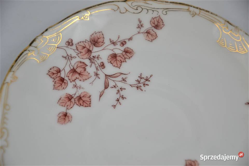 Zestaw śniadaniowy secesyjne motywy poczXXw Warszawa