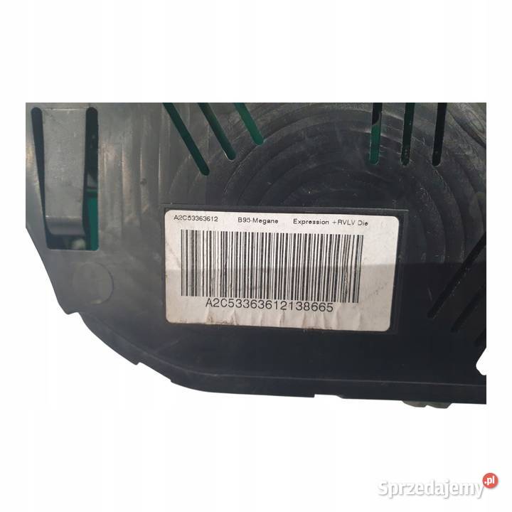 LICZNIK ZEGARY 248107859R Renault Megane III 15 Chełm