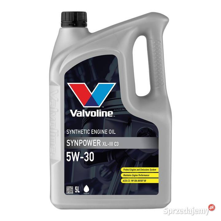 Olej Valvoline Synpower XLIII 5W30 5L VW sprzedam