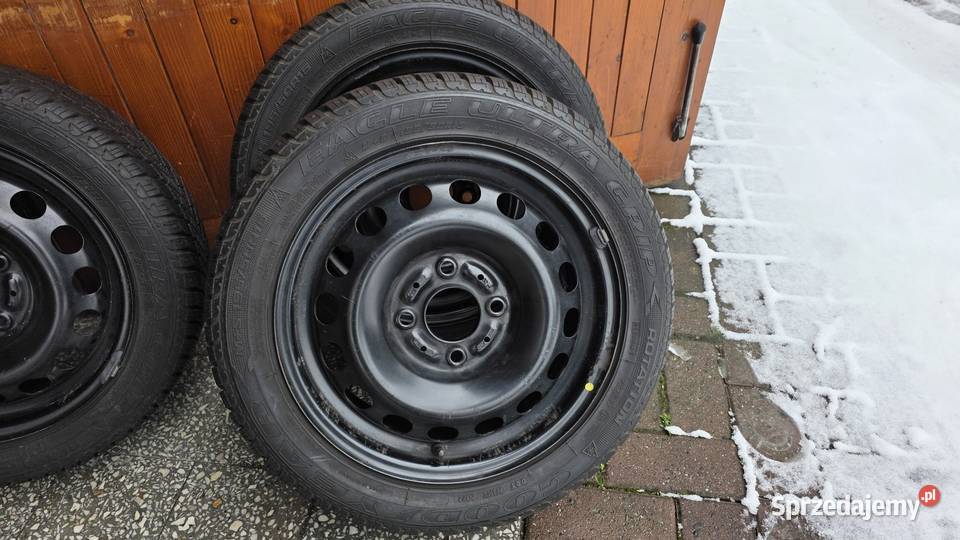 Felgi Mitsubishi 4x 1143 zimówki 7mm GoodYear Samochodowe Motoryzacja małopolskie Kraków