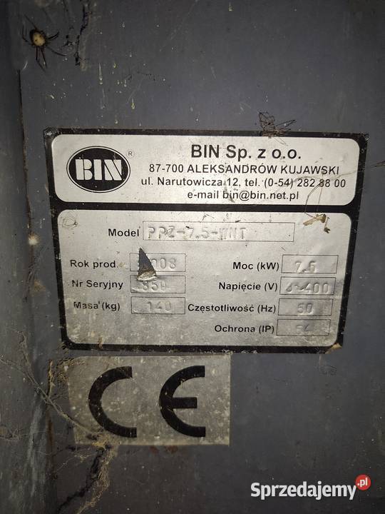 Silos zbożowy 10t dmuchawa Sierakowice