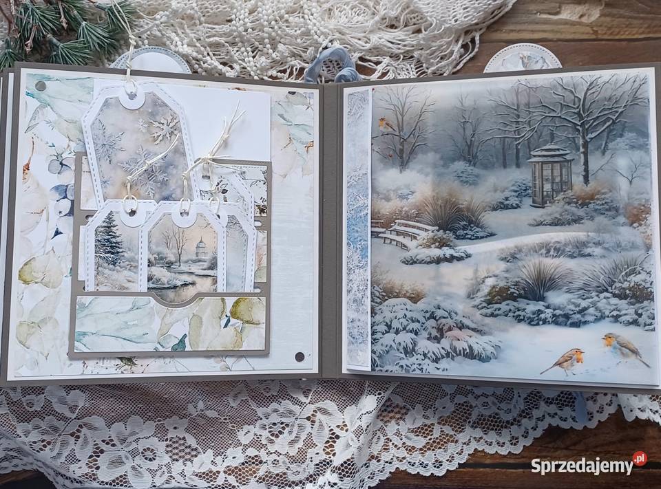 Zimowy album foto prezent rękodzieło małopolskie Mszana Dolna sprzedam