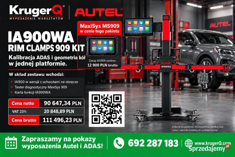 Autel IA900WA Pakiet ADAS BASIC TIRE Bielsko-Biała sprzedam
